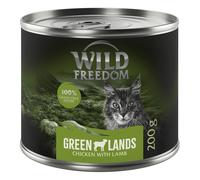 Wild Freedom Adult 6 x 200 g - grain-free recipe - Green Lands - Lamb & Chicken