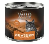 Wild Freedom Adult 6 x 200 g - grain-free recipe - Wide Country - Pure Chicken