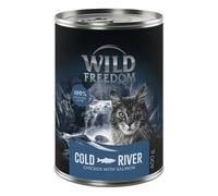 Wild Freedom Adult 6 x 400 g - grain-free recipe - Cold River - Pollock & Chicken