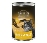 6 x 400g Wild Freedom Wet Cat Food 5 + 1 Free! * - Adult "Golden Valley" Chicken with Rabbit - Grain-Free