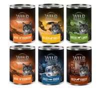 Wild Freedom Adult Mixed Trial Pack - 6 x 400g Mixed Pack I (Chicken, Pollock, Lamb, Rabbit, Game)