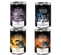 Wild Freedom Adult Sterilised 6 x 400g - Grain-Free - Mixed Pack (2xChicken, 2xPollock, 1xRabbit, 1xDuck)