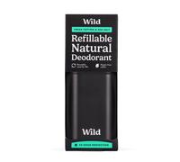 Wild Men's Black Case and Fresh Cotton and Sea Salt Deodorant Refill