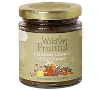 Wild & Fruitful CHRISTMAS Chestnut & Fig Chutney (210g) - Festive Relish for Turkey, Cheese & Sprouts | Hand-Made in Cumbria