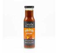 Wild & Fruitful Piri Piri Ketchup - 270g Bottle | Sweet & Spicy Ketchup with Fragrant Piri Piri Heat | Hand Made in Cumbria