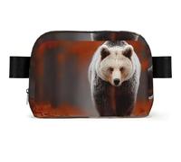 Wild Fury Square-Shaped Waist Bag with Durable Polyester and Adjustable Strap for Unisex Use
