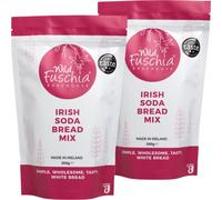 Wild Fuschia Bakehouse Irish Soda Bread Mix - Baking Mix or Oven - Vegan-Friendly Bread Making Kit for Simple, Bakery-Quality Bread Right at Home - Pouch Makes 1 Loaf