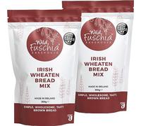 Wild Fuschia Bakehouse Irish Wheaten Bread Mix - Brown Soda Bread Baking Mix - Vegan-Friendly Baking Kit by Artisan Bakers for Scrumptious Brown Bread - Pouch Makes 1lb Loaf