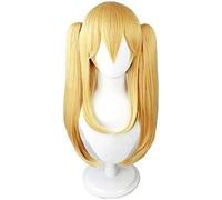 Wild gambling abyss Saotome bud Yari light gold character wig tiger mouth clip ponytail cos anime wig WIG Light yellow Cosplay Anime Wig Coser