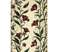 Wild Garden Blooms: A Vintage Floral Notebook: Unruled 7x10 Sketchbook | 110 Blank Pages | Elegant Matte Cover for Drawing, Journaling & Creative Writing