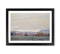 Wild Geese By Tom Thomson Classic Painting Framed Wall Art Print, Ready to Hang Picture for Living Room Bedroom Home Office Décor, Black A2 (64 x 46 cm)