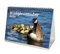 Wild Geese Magic DIN A5 Desk Calendar for 2026 Wild Geese Seelenzauber