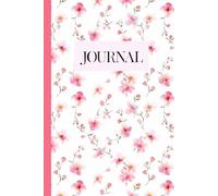 Wild Geranium Flowers Journal: Pink Floral Pattern Blank Lined Notebook