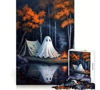 Wild Ghost Camp Jigsaw Puzzles 1000 Pieces Think Training Quiet Recreation Defined Edges Heartfelt Gift (38x52cm)