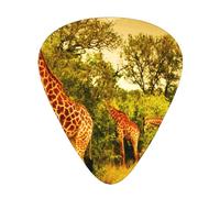 Wild Giraffe,12 Pcs Guitar Pick,3 Different Thickness Plectrums for Acoustic Guitar Bass Ukulele (0.46mm 0.96mm 0.71mm)