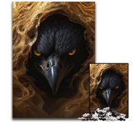 Wild Golden Crow Art 1000 Piece Jigsaw Difficult Puzzles for Adults Family Fun Activity Brain Challenge for Teenager 1000 PCS(75x50cm)
