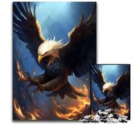 Wild Golden Eagle Bird Puzzle 1000 Pieces Jigsaw Puzzles for Adults for Parents Lovers FriendsAge 14 1000 PCS(38x26cm)