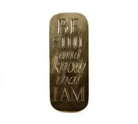 Wild Goose "Be Still And Know That I Am" Bronze Finish Plaque