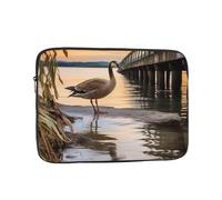 Wild Goose by The Bridge Laptop Sleeve for Women Men, 15 Inch Waterproof Laptop Bag Lightweight Notebook Computer Cover Bag