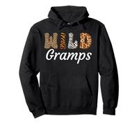 Wild Gramps Zoo Safari Animal Jungle Exotic Fun Fathers Day Pullover Hoodie