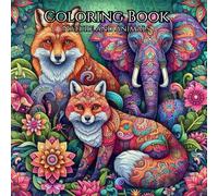 Wild Harmony: A Nature & Animal Coloring Book for Adults: Escape into the peaceful world of nature and wildlife with every stroke of color on 50 designs.