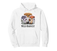 Wild Harvest Cottagecore Mushroom Foraging Pullover Hoodie