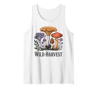 Wild Harvest Cottagecore Mushroom Foraging Tank Top