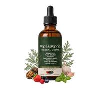 Wild Harvested Wormwood Herbal Drops,Digestive Balance & Gut Wellness Supports,7 Plant-Based Botanical Liquid Extract,Boost Vitality and Immune,Alcohol-Free Formula (1)