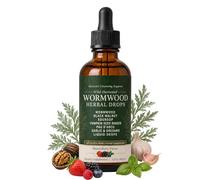 Wild Harvested Wormwood Herbal Drops, Digestive Balance & Gut Wellness Supports, 7 Plant-Based Botanical Liquid Extract, Alcohol-Free Formula (1Pcs)