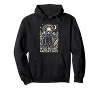 Wild Heart Ancient Soul Bear Nature Wilderness Art Pullover Hoodie
