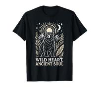 Wild Heart Ancient Soul Bear Nature Wilderness Art T-Shirt