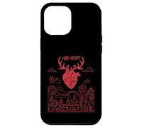 Wild Heart Antlers Nature Village Folk Art Line Case for iPhone 12 Pro Max