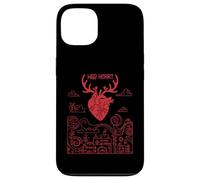 Wild Heart Antlers Nature Village Folk Art Line Case for iPhone 13
