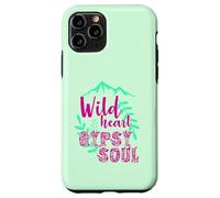 Wild Heart Gypsy Soul Boho Mountain Nature Design Case for iPhone 11 Pro