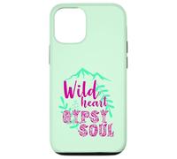 Wild Heart Gypsy Soul Boho Mountain Nature Design Case for iPhone 12/12 Pro
