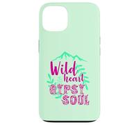 Wild Heart Gypsy Soul Boho Mountain Nature Design Case for iPhone 13