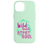 Wild Heart Gypsy Soul Boho Mountain Nature Design Case for iPhone 14