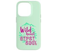 Wild Heart Gypsy Soul Boho Mountain Nature Design Case for iPhone 14 Pro