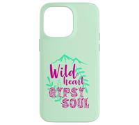 Wild Heart Gypsy Soul Boho Mountain Nature Design Case for iPhone 14 Pro Max