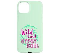 Wild Heart Gypsy Soul Boho Mountain Nature Design Case for iPhone 15 Plus