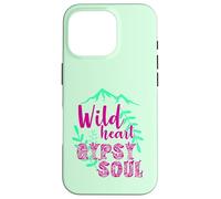 Wild Heart Gypsy Soul Boho Mountain Nature Design Case for iPhone 16 Pro