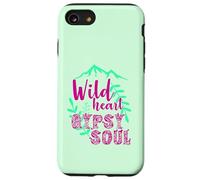 Wild Heart Gypsy Soul Boho Mountain Nature Design Case for iPhone SE (2020) / 7/8