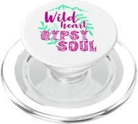 Wild Heart Gypsy Soul Boho Mountain Nature Design PopSockets PopGrip for MagSafe