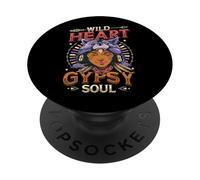 Wild Heart Gypsy Soul Boho Native American PopSockets Adhesive PopGrip