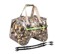 WILD HEART Motorcycle Rear Seat Bag U Shape 50L Waterproof Tail Duffel Bag Motorbike Luggage with Strape (Autumn Leaves)