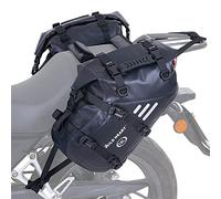 Wild Heart Motorcycle Saddlebags Waterproof 36L (18L*2) Motorcycle Side Saddlebags Pannier Bag Trunk Motorcycle Accessory (Black)