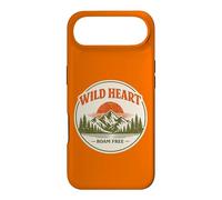 Wild Heart Roam Free Mountain Sunset Nature Adventure Case for iPhone Air