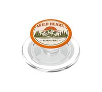 Wild Heart Roam Free Mountain Sunset Nature Adventure PopSockets PopGrip for MagSafe