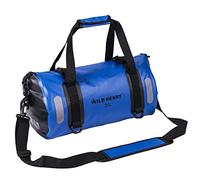 WILD HEART Waterproof Bag Duffel Bag 20L 30L 40L with Welded Seams Shoulder Straps, Mesh Pocket for Kayaking, Camping, Boating,Bycycle,Motorcycle (Blue, 30L)