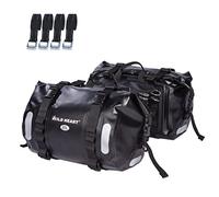 WILD HEART Waterproof Bag Motorcycle Saddlebags 40L Tank Bag Motor Side Bag (Black)…
